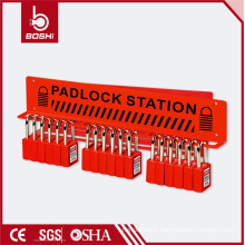 Can Be Equiped with 15 Padlocks Steel Padlock/Lockout Station